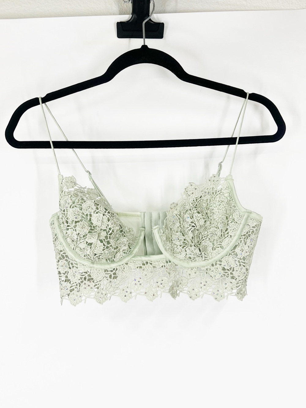 For Love & Lemons for Victoria’s Secret Twinkle Rose Bustier Sage